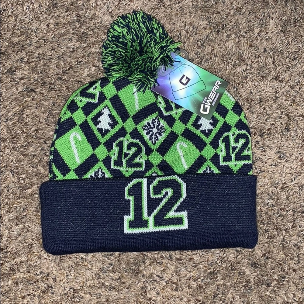 Seahawks beanie